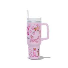 Cop�o Personalizado 360� Pantera Cor de Rosa